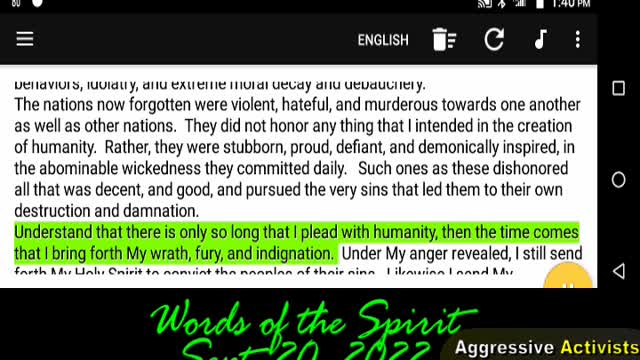 Refusal To Repent_Words of the Spirit Sept 20 2022