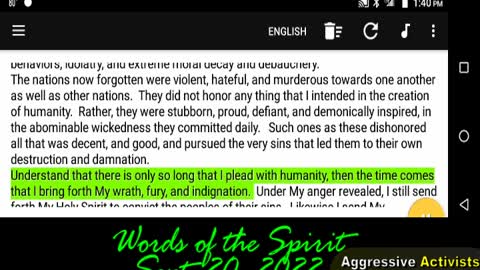 Refusal To Repent_Words of the Spirit Sept 20 2022