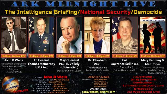 The Intelligence Briefing / National Security / Democide - John B Wells LIVE