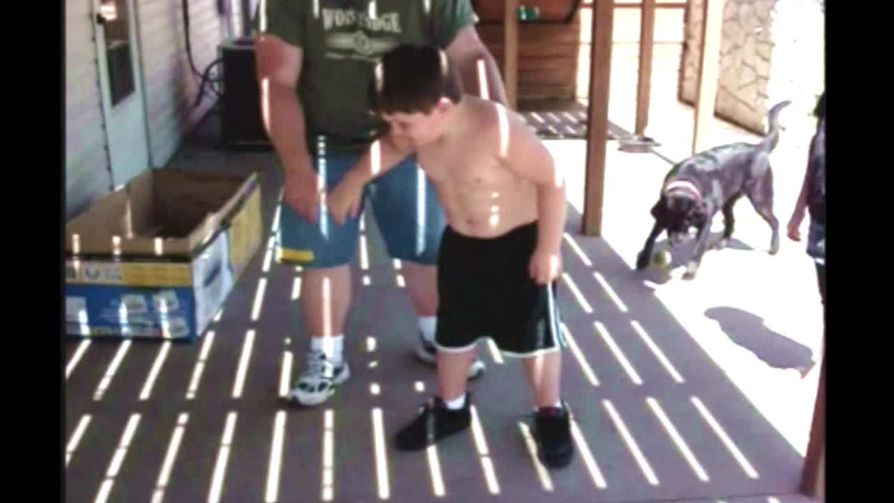 Boy In Roller Shoes Does The Splits And Then Hits Pole With His Crotch