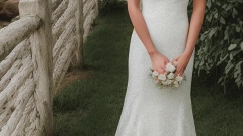 crochet wedding dress