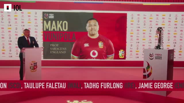 WATCH: British and Irish Lions Tour squad