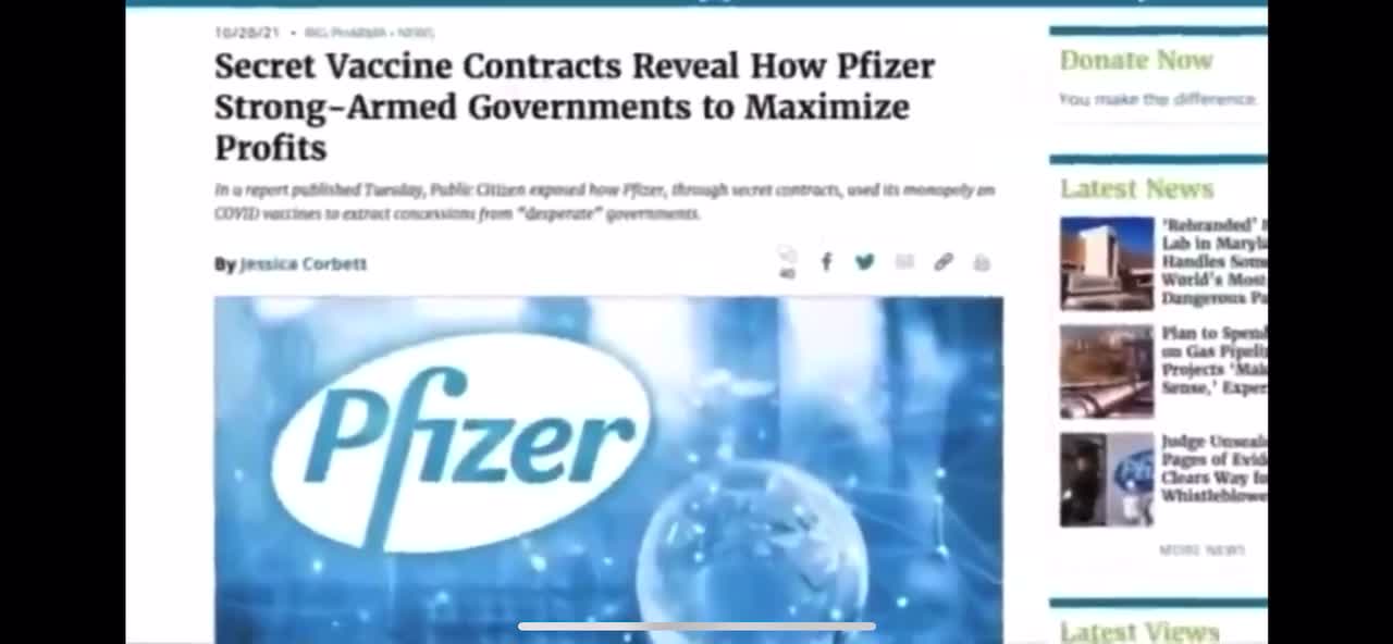 Naomi Wolf - Fraud vitiates all contracts between nations and Pfizer