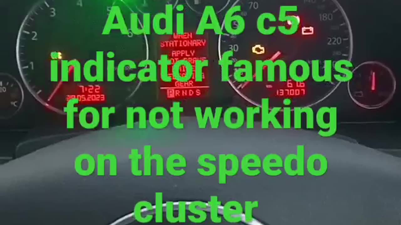 Common fault on Audi A6 C5