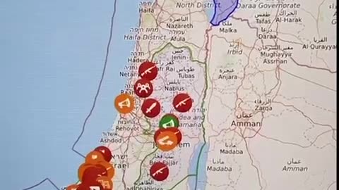 Israel and Palestinian war.