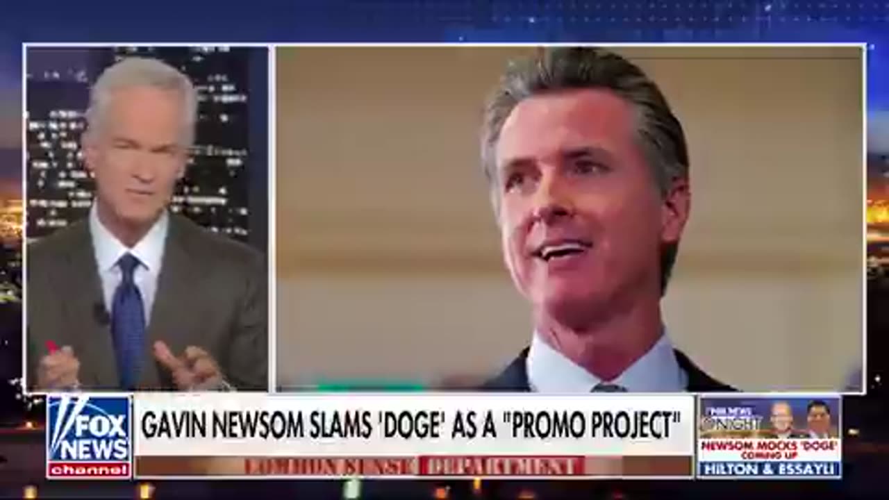 Gavin Newsom is slamming DOGE calling it ‘a promo project’