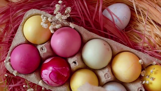 rabbit-and-chicks-on-an-easter-eggs-nest