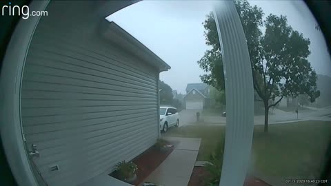 Lightning Strike Sends Girls Inside Screaming