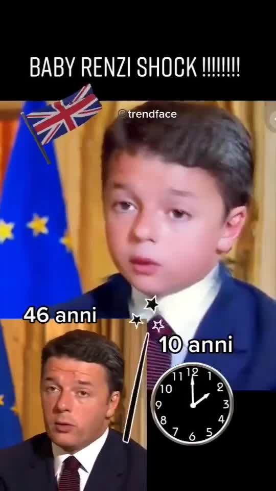 Baby Renzi First reaction shock because