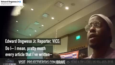 Reporter Edward Ongweso Jr Incapable of Defending His DEFAMATORY Reporting about Project Veritas