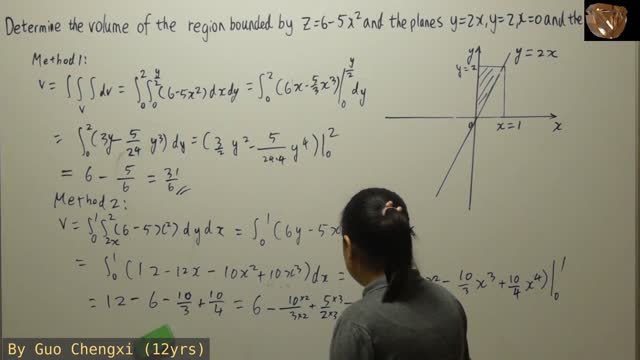 (117)12岁郭承曦用英文开讲《定积分的特殊方法及其应用》