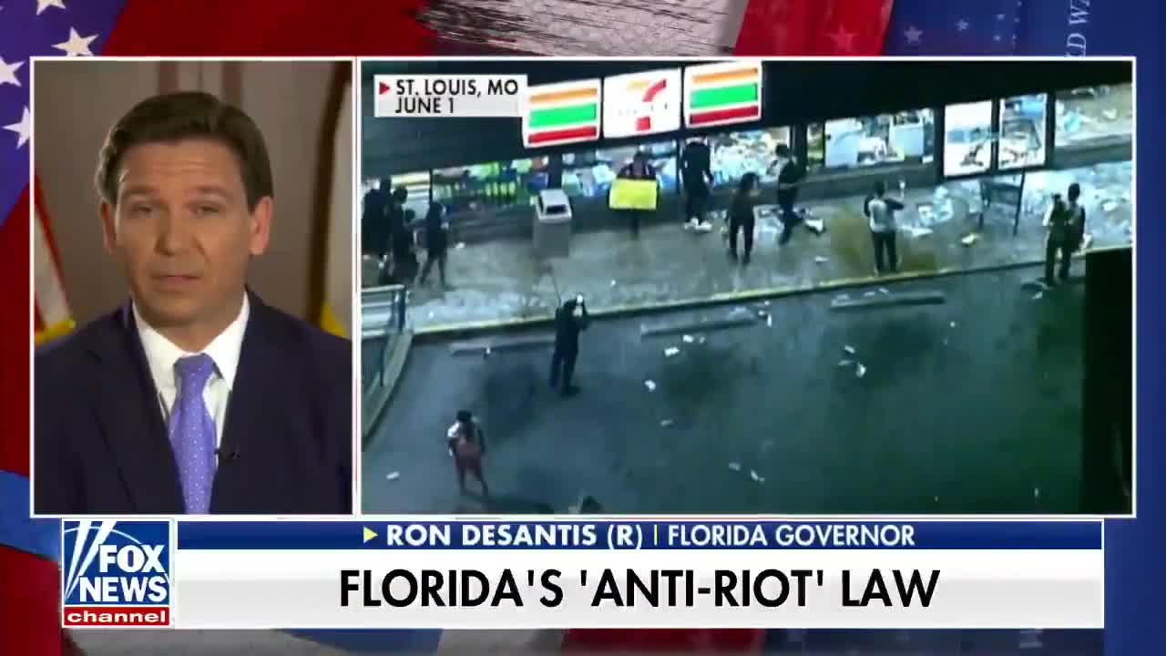 Ron DeSantis: Florida Will NOT Defund The Police & Won't Be Portland