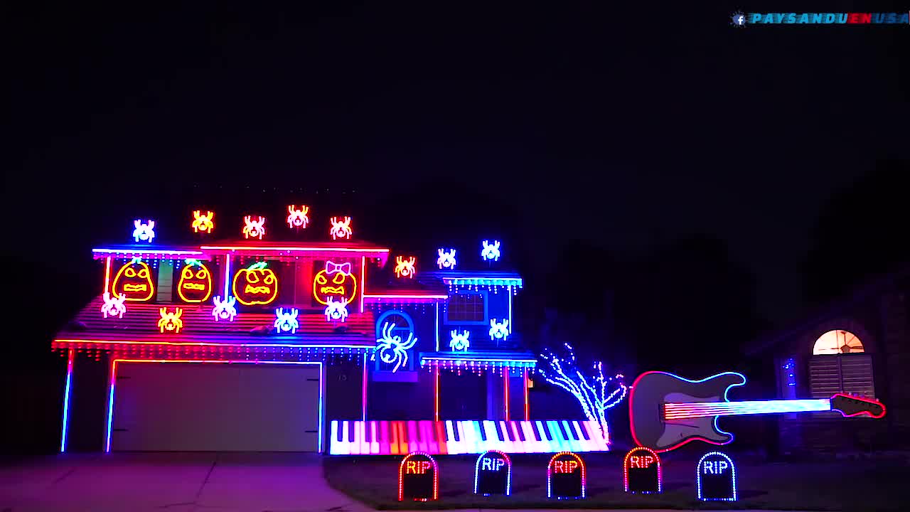 Michael Jackson Mix - 2018 - Halloween Light Show