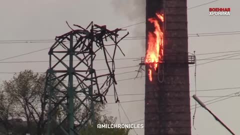 Ukraine War - Marines on the cleanup of the territory of "Azovstal"