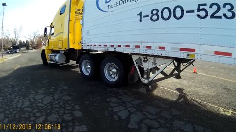 Parallel Parking CDL Skills Test