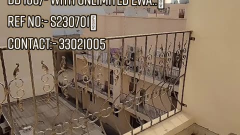 Salmaniya:-1Bhk Rooftop Semifurnished Flat on Rent