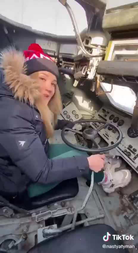 Ukrainians are uploading videos on TikTok about how to drive abandoned or captured Russian military