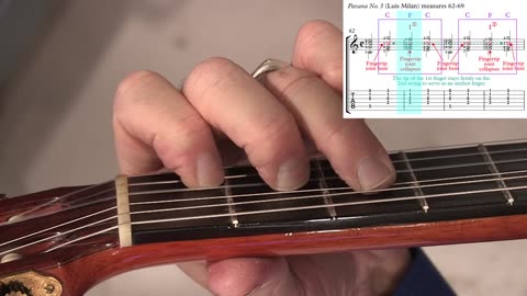 Video #4 Milan Pavane No. 3, m62-69