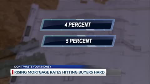 Rising mortgage rates hitting buyers hard.