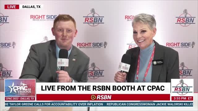 CPAC 2022 in Dallas, Tx | Interview Betsy Smith | Spokesman at National Police Association 8/4/22