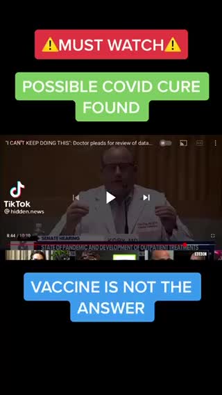 Covid cure none wants to talk about