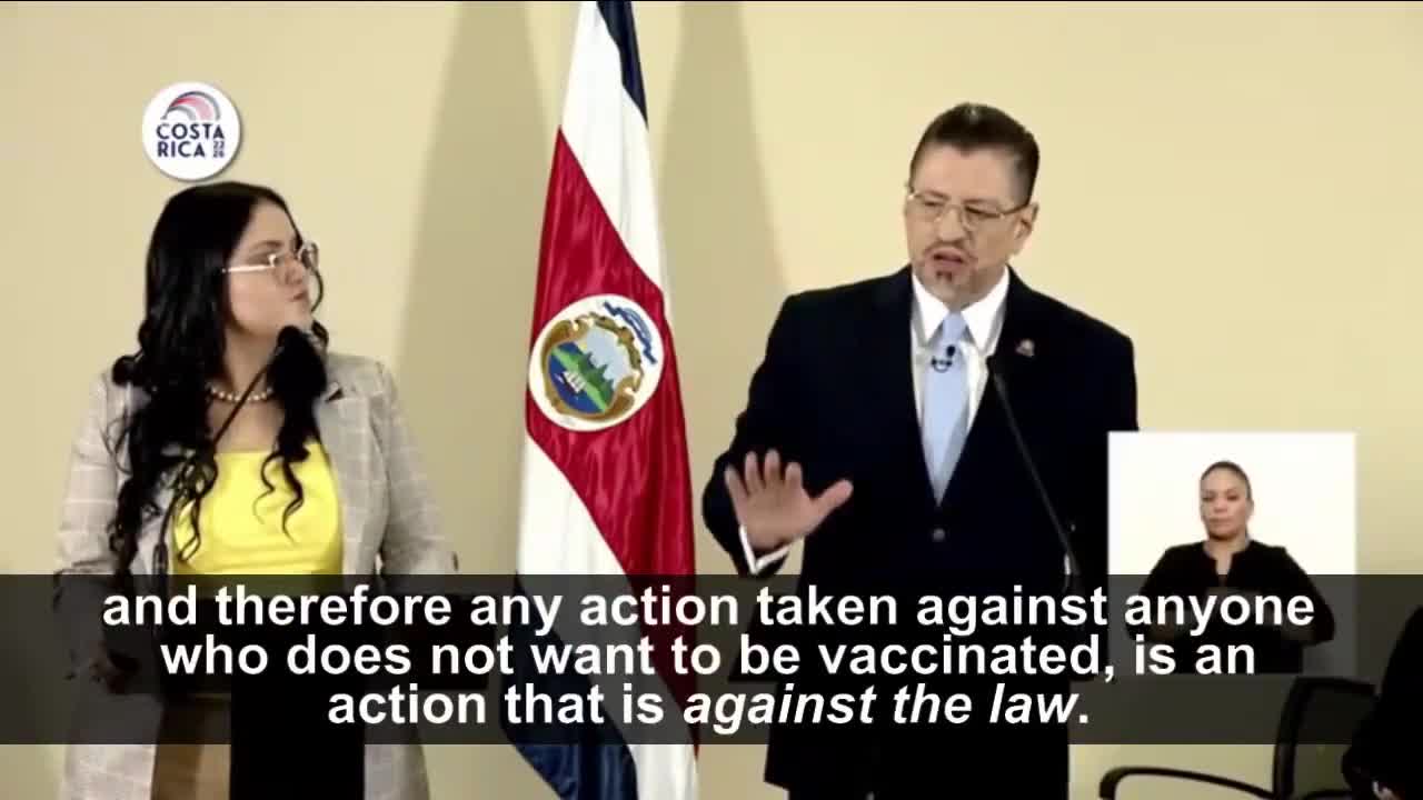 1483. COSTA RICA STOPS the Globalist Vaccination