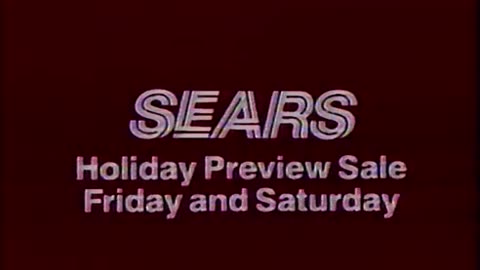 November 20, 1987 - Sears Holiday Preview Sale