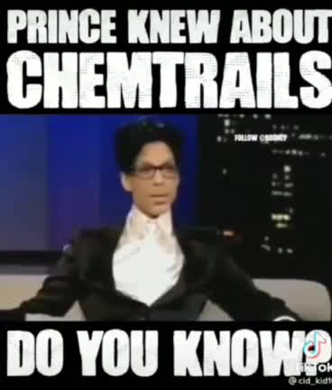 Prince talking about chemtrails