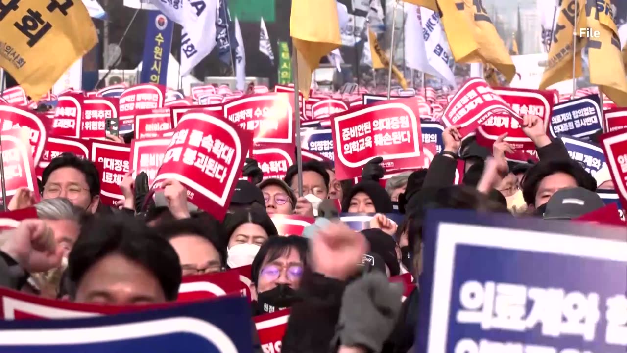 South Korea medical professors join doctor protest