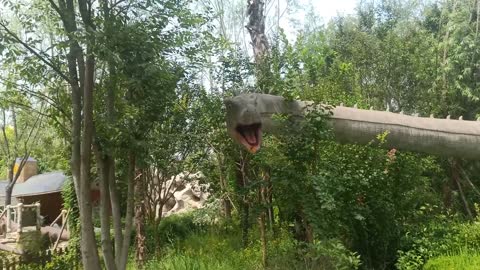 What is this dinosaur roaring for?