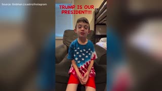 8-Year-Old With Rare Brain Disorder Hears About Trump’s Victory In Heartwarming Video