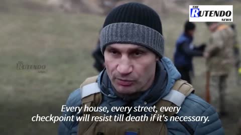 Vitaliy Klitschko says Kyiv will resist till death if necessary