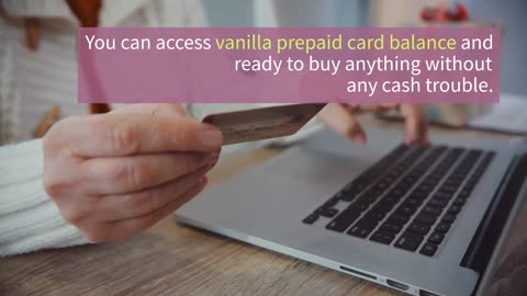 Vanilla Prepaid Card Balance