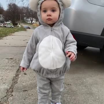 this baby is so cute with these outfit