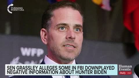 Jack Posobiec on Sen. Grassley alleging some people in the FBI downplayed the negative information about Hunter Biden found on his laptop