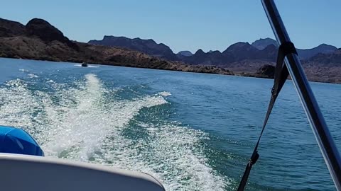 Lake Havasu at 45 mph