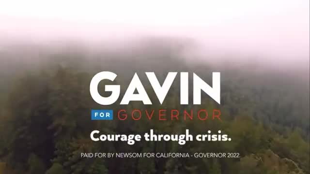 1592. GAVIN NEWSOM☠ "Courage Through Crisis" BadAd