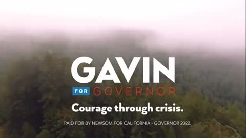 1592. GAVIN NEWSOM☠ "Courage Through Crisis" BadAd
