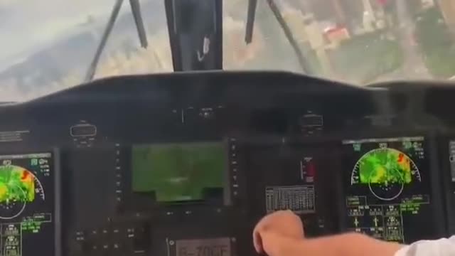 Let me show you the cockpit of the plane