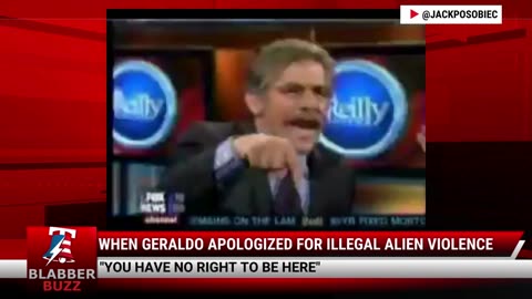 When Geraldo Apologized For Illegal Alien Violence