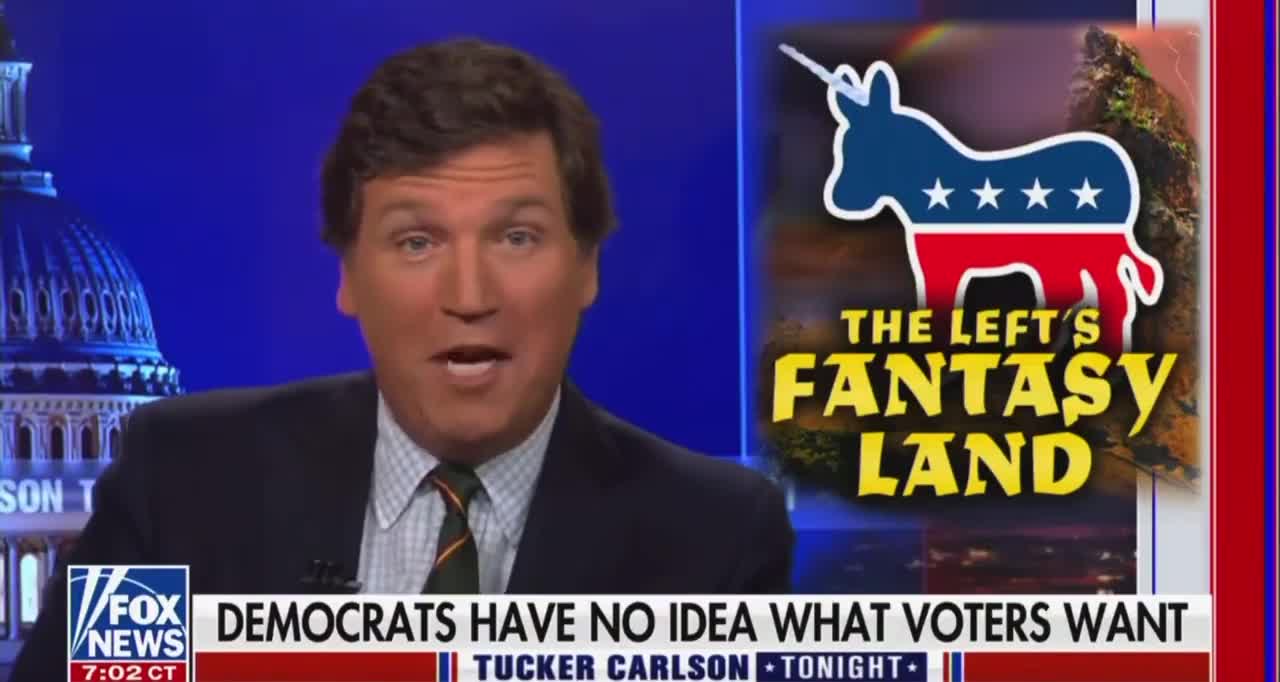 Tucker Carlson just called the Democrat party Child Sacrifice Cult
