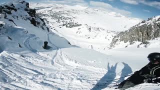 Triggered Avalanche Doesn't Stop This Skier