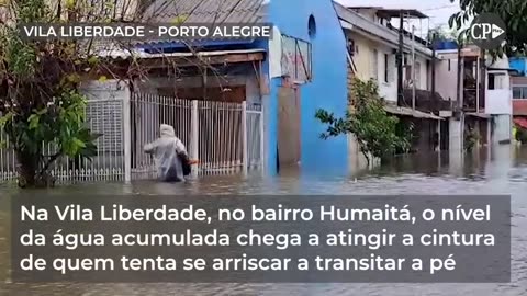 Resgastes de afetados por ciclone tem drama e emoção no RS