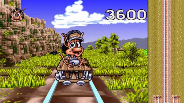 Hugo Gameplay (Train Level) [PSX]