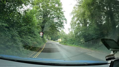 Driving out of Dartmoor