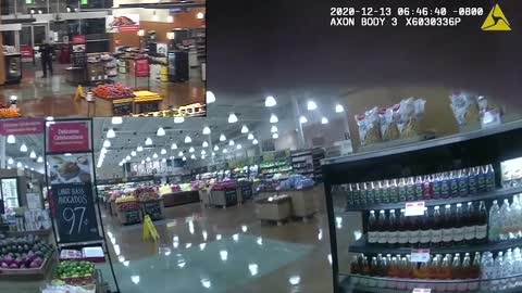 Sacramento Police Release BODYCAM & Surveillance Videos of Deadly Natomas Grocery Store Shooting