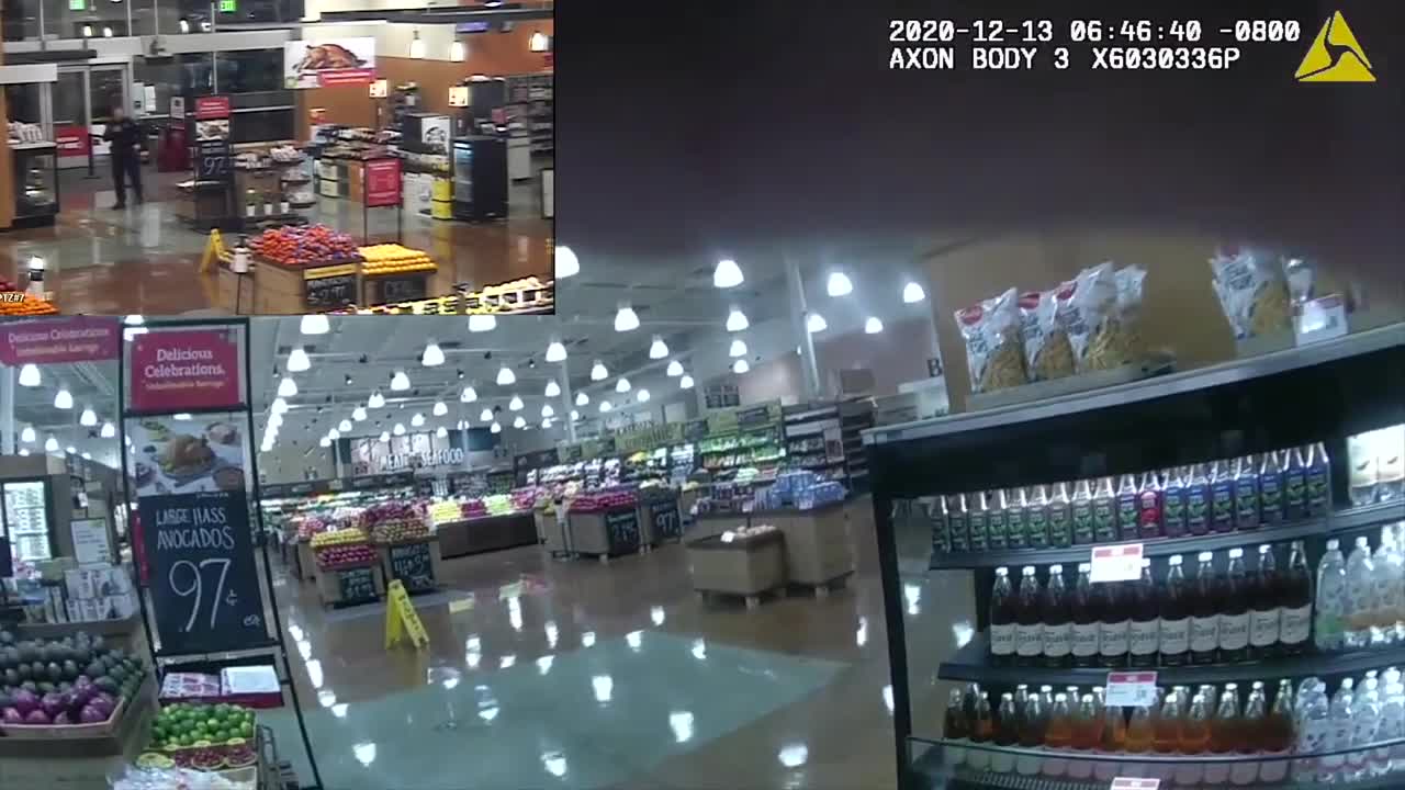 Sacramento Police Release BODYCAM & Surveillance Videos of Deadly Natomas Grocery Store Shooting