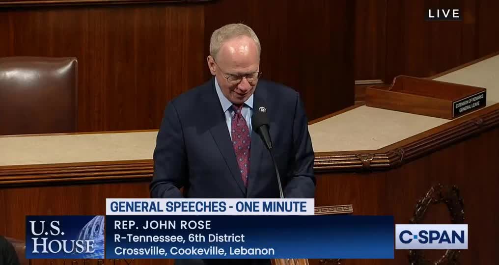 Rep. Rose Highlights Need to Return to ‘Commonsense’ Spending