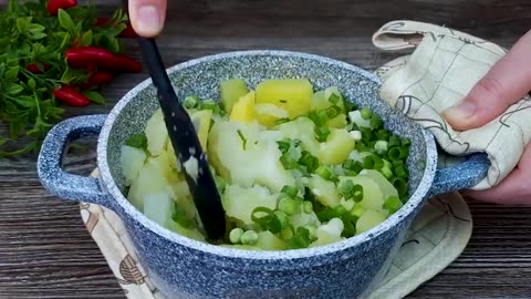 2 POTATOES! Quick breakfast in just 5 minutes. Super tasty and easy