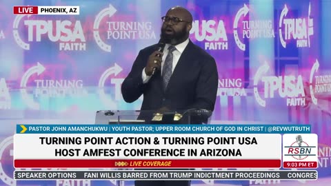 FULL SPEECH: Pastor John Amanchukwa Speaks at TPUSA's America Fest Conference: Day Three - 12/21/24